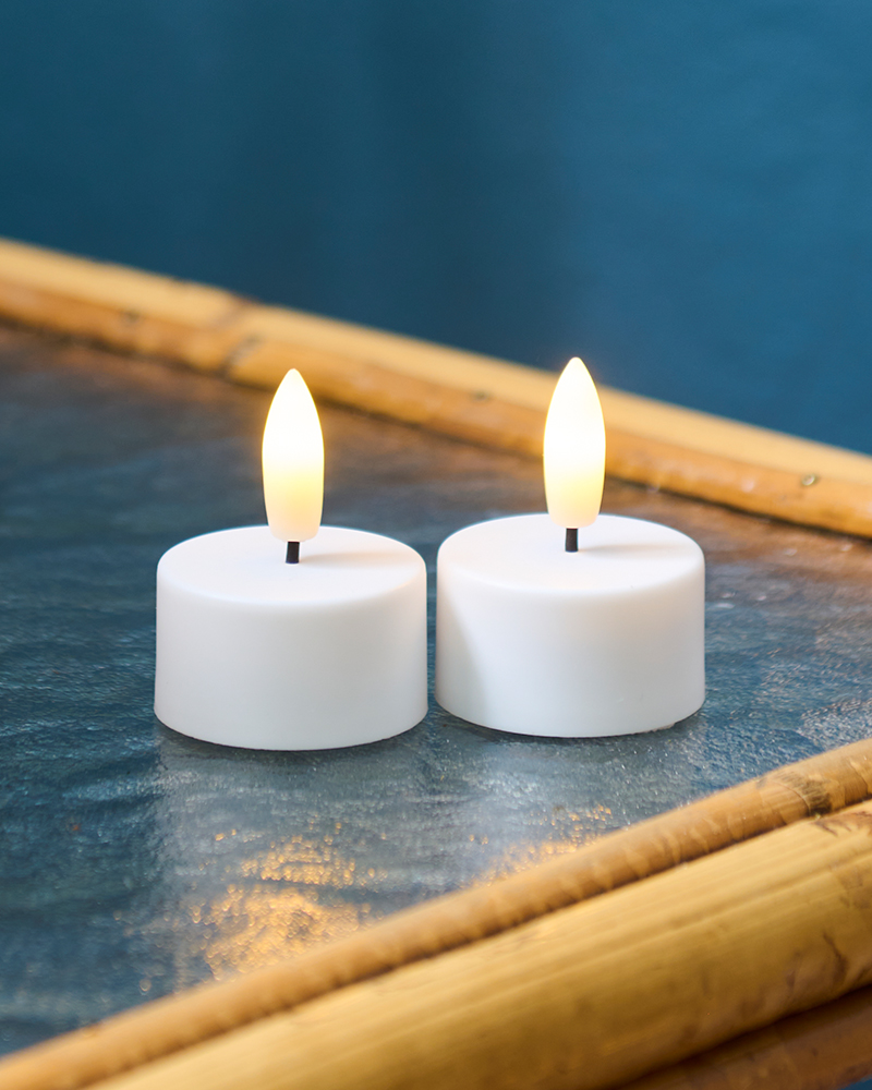 Sille - Fyrfadslys, Genopladelig - 2 stk. - Billede 2