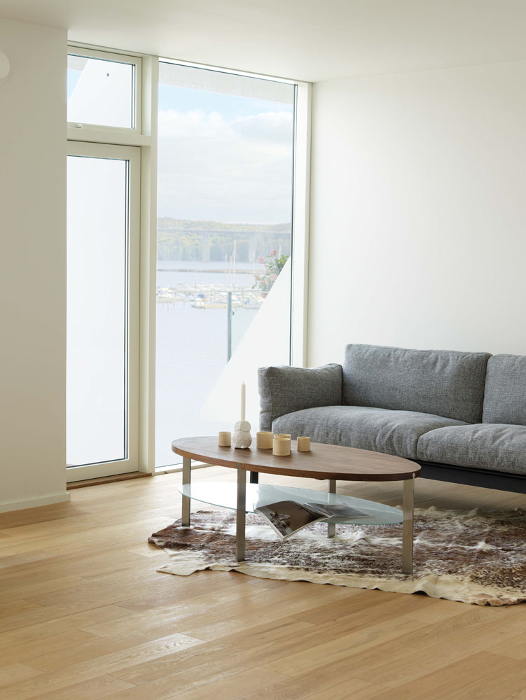 Naver, AK 972, Sofabord, Ovalt - Glashylde - Billede 2