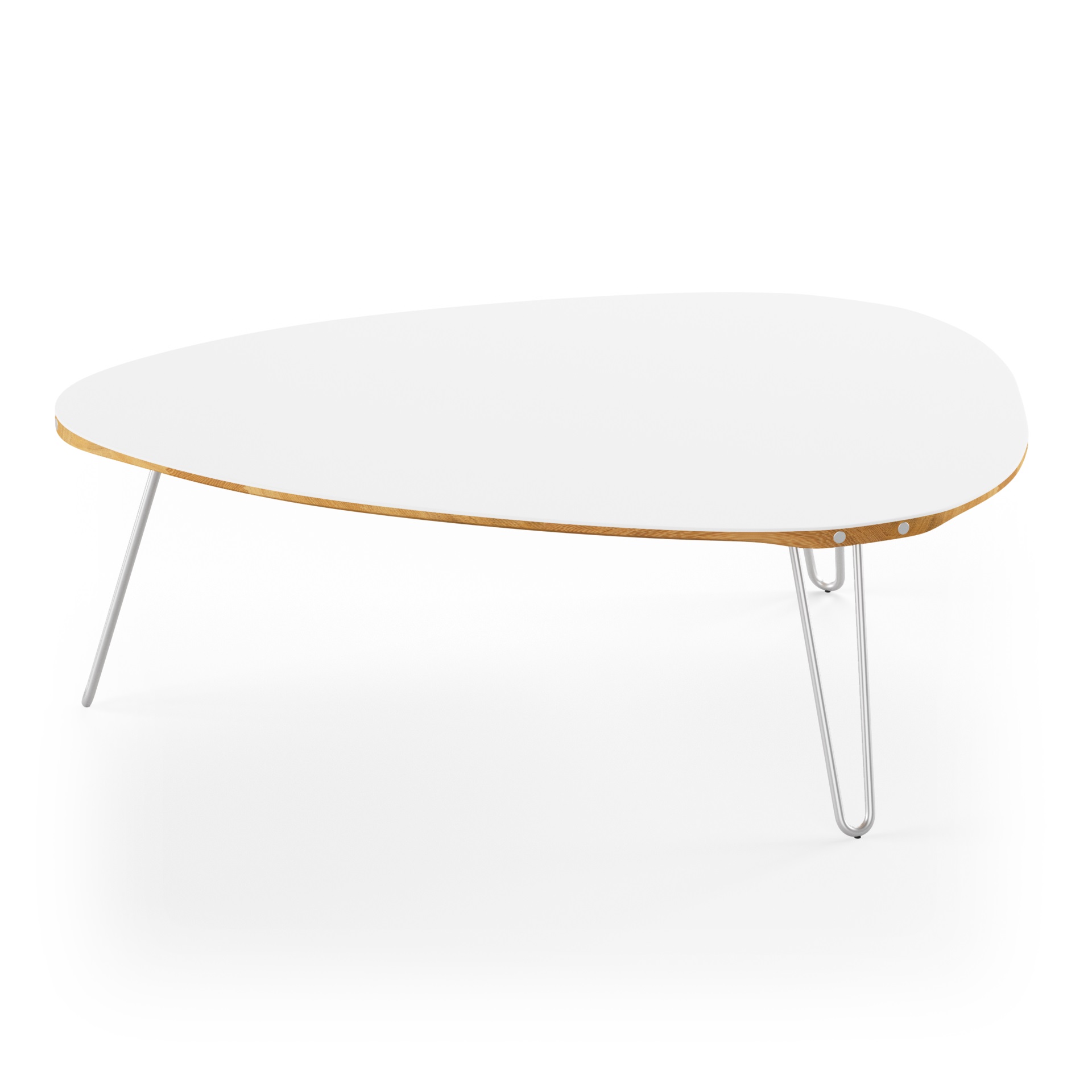 Naver, AK 1861, Sofabord - Hvid Corian top