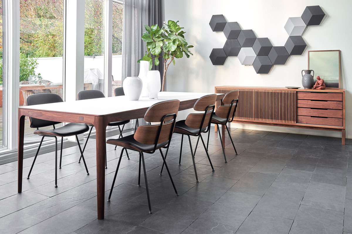 Naver, GM 3710 RO, Spisebord - Hvid Corian top - Billede 2