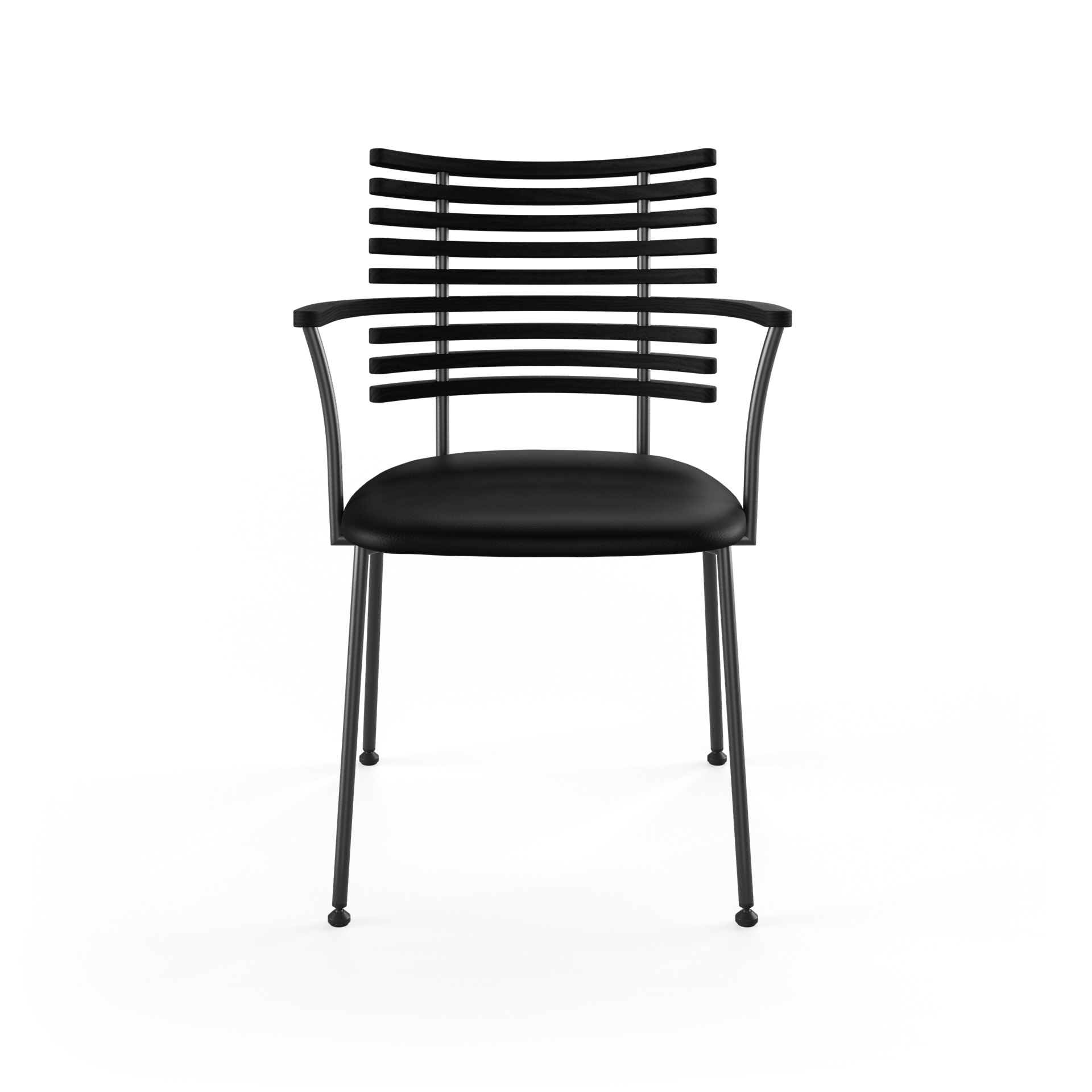 Naver, GM 4106, Tiger armstol - Sort Ask