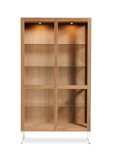 Skovby SM452 - Vitrine incl. sokkelben