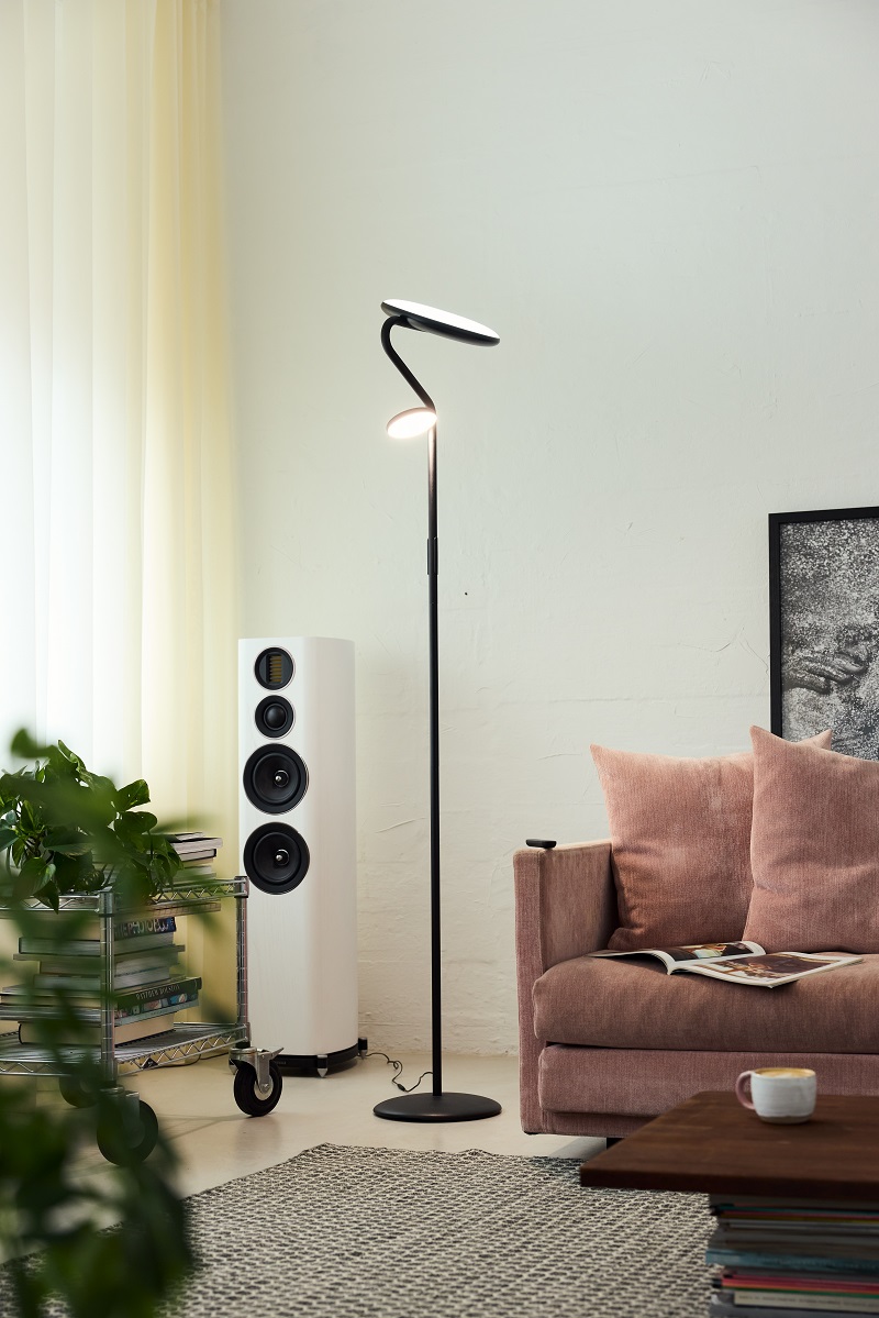 Slim Uplight Guldlampe - Billede 2