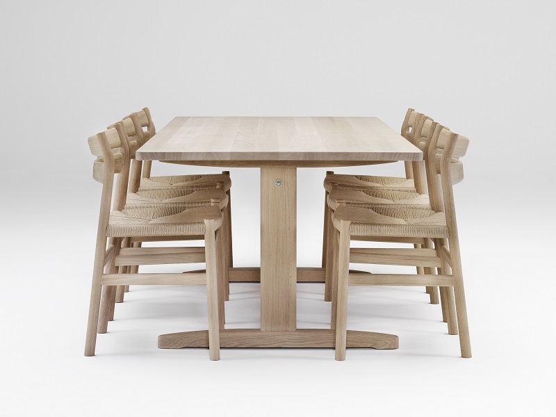 Børge Mogensen Shakerbord + 6 stk BM1 stole