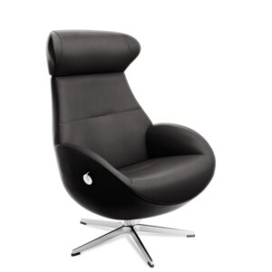 Conform, Globe Lænestol, Swingback - Læder