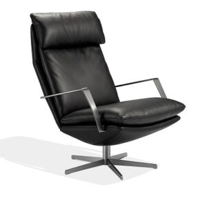 Søren Lund, SL 330 - Lænestol, høj, vippefunktion med lås & justerbar nakkestøtte