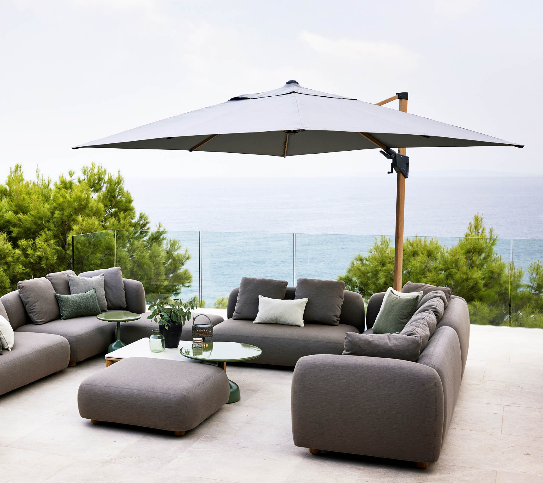 Hyde Luxe Tilt Parasol - Billede 2
