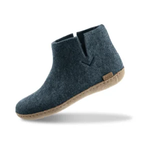 Glerups støvle med skindsål - denim