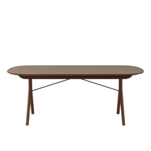 PBJ, CORNA Super Elipse Spisebord med Butterfly tillægsplade