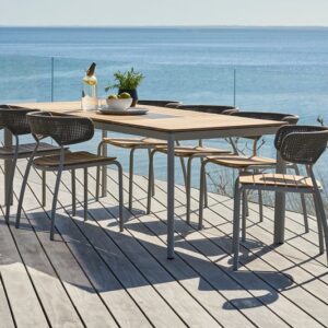 Mindo 101 spisebord + 6 stk stole