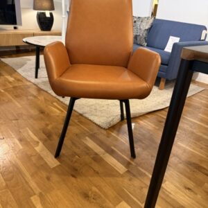 Knudsen, 9053 - 4 stk. Spisebordsstole m. drej & regulering i ryg